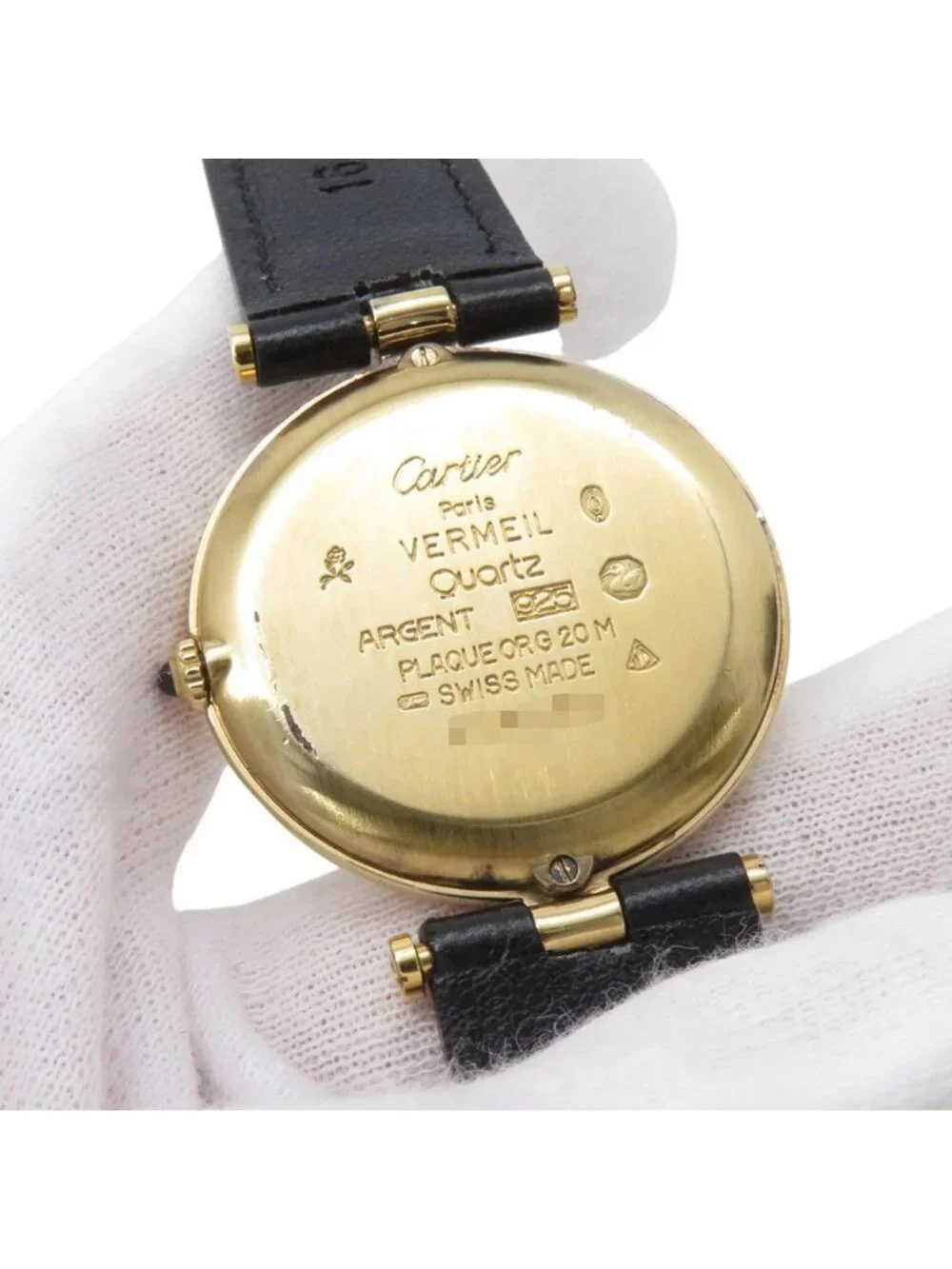Cartier Must Vendome LM Vermeille Watch Ivory Dial